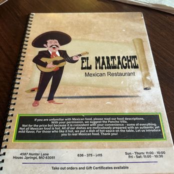 El Mariachi - Mexican Near Me - Byrnes Mill, Missouri El Mariachi - Mexican Near Me - Byrnes Mill, Missouri