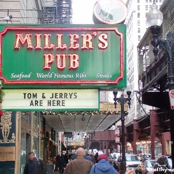 Miller's Pub - Look for this sign when on Wabash Avenue! From ChefThymeSavor.com/blog.html - American Near Me - Chicago, Illinois Miller's Pub - Look for this sign when on Wabash Avenue! From ChefThymeSavor.com/blog.html - American Near Me - Chicago, Illinois