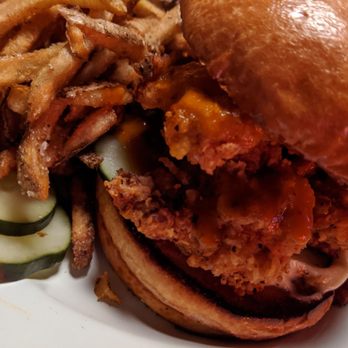 Palomino Bar - Hot fried chicken sandwich - double - Southern Near Me - Milwaukee, Wisconsin Palomino Bar - Hot fried chicken sandwich - double - Southern Near Me - Milwaukee, Wisconsin