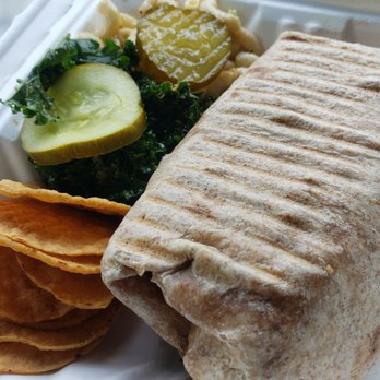 Nature's Plate - Buffalo wrap, very good. - Juice Bars & Smoothies Near Me - Keyport, New Jersey