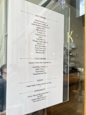 Menu photo 1 Saint Frank Coffee San Francisco, CA Menu photo 1 Saint Frank Coffee San Francisco, CA