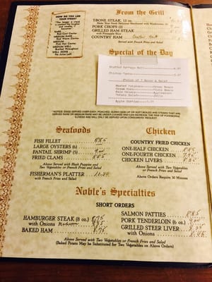 Menu photo 8 Nobles Truck Stop Corinth, KY Menu photo 8 Nobles Truck Stop Corinth, KY