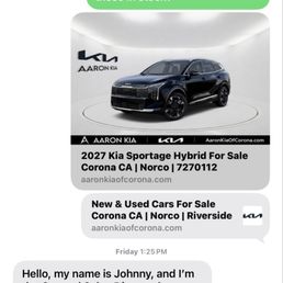 Exterior outside entrance of Aaron Kia of Corona - Where I sent the specific vehicle I wanted, was pre qualified for. - Corona, California Exterior outside entrance of Aaron Kia of Corona - Where I sent the specific vehicle I wanted, was pre qualified for. - Corona, California