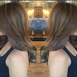 Natural ash babylights and balayage by Kellie Osuga.