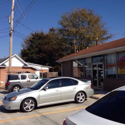 Lucy Mexican Restaurant - Easy to miss. Across the street from the hardware store.