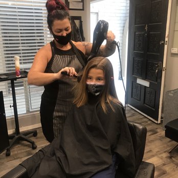 Devine Studios - My daughter is smiling under that mask... thanks Maggie! - Men's Hair Salons Near Me - Scottsdale, Arizona Devine Studios - My daughter is smiling under that mask... thanks Maggie! - Men's Hair Salons Near Me - Scottsdale, Arizona