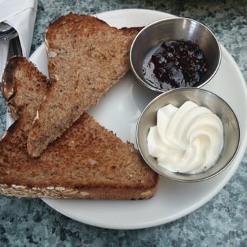 Plums Cafe - Toast, jam and butter - Breakfast & Brunch Near Me - Costa Mesa, California