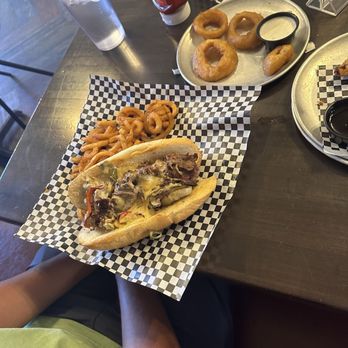 Branding Iron - Philly and curly fries - American Near Me - Casper, Wyoming