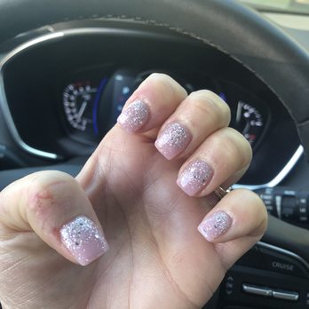 True Touch - Ombré sparkle nails done by Michell - Nail Salons Near Me - Goodyear, Arizona