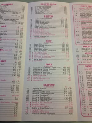 Menu photo 3 New Hong Kong Woonsocket, RI