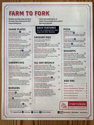 Menu photo 7 Merridale Cidery & Distillery Cobble Hill, BC Menu photo 7 Merridale Cidery & Distillery Cobble Hill, BC