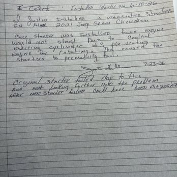 A + Automotive - Note from mechanic that fixed what A+ couldn't - Oil Change Stations Near Me - Sturtevant, Wisconsin A + Automotive - Note from mechanic that fixed what A+ couldn't - Oil Change Stations Near Me - Sturtevant, Wisconsin