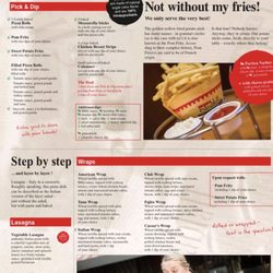 Café Extrablatt - Appetizer, wraps & Lasagne menu