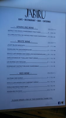 Menu photo 2 Jabiru Brisbane, QLD