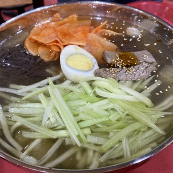 Woojeon Korean Cuisine - #12 Cold noodle So tasty!! - Korean Near Me - Burlington, Massachusetts Woojeon Korean Cuisine - #12 Cold noodle So tasty!! - Korean Near Me - Burlington, Massachusetts