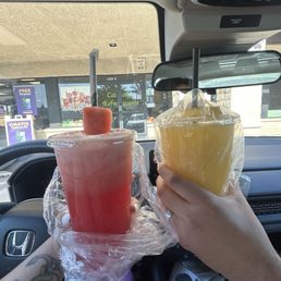 Watermelon and mango agua fresca