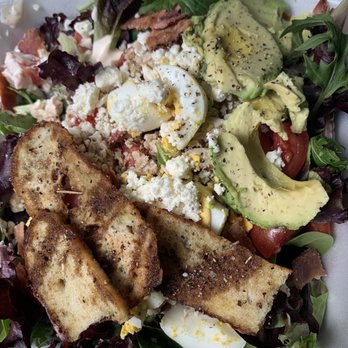 Bean & Leaf Cafe - Cobb salad with chicken, ricotta cheese and ranch. - Coffee & Tea Near Me - Manteca, California Bean & Leaf Cafe - Cobb salad with chicken, ricotta cheese and ranch. - Coffee & Tea Near Me - Manteca, California