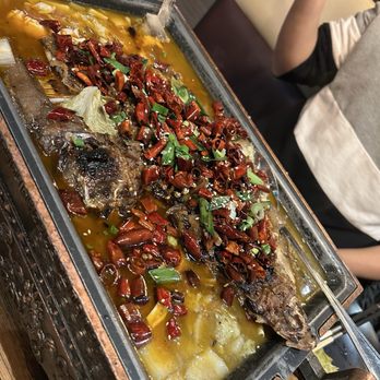 Xun Yu Si Kao - Opium fish in Sichuan peppercorn broth - Seafood Near Me - Philadelphia, Pennsylvania Xun Yu Si Kao - Opium fish in Sichuan peppercorn broth - Seafood Near Me - Philadelphia, Pennsylvania