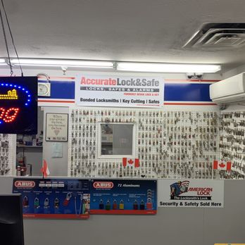 Accurate Lock & Safe Ltd.  - Inside of Denman St store - Keys & Locksmiths Near Me - Vancouver, British Columbia
