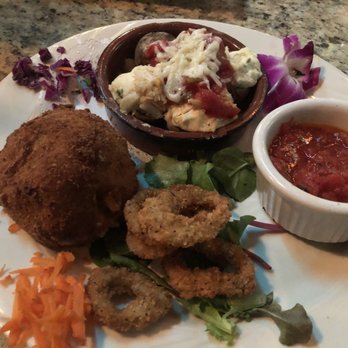 Luigi Vitrone's Pastabilities Restaurant - Appetizer for one as part of the prix fixe. Giant arancini, Pablo calamari, ricotta stuffed mushrooms - Italian Near Me - Wilmington, Delaware Luigi Vitrone's Pastabilities Restaurant - Appetizer for one as part of the prix fixe. Giant arancini, Pablo calamari, ricotta stuffed mushrooms - Italian Near Me - Wilmington, Delaware