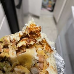 Tacos el Parrillon - Carne Asada Burrito with cheese $12