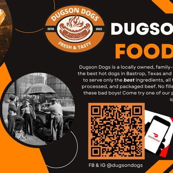 Dugson Dogs - a variety of food items - Hot Dogs Near Me - Bastrop, Texas