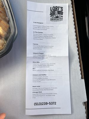 Menu photo 3 Lori’s American Pies Milford, OH Menu photo 3 Lori’s American Pies Milford, OH