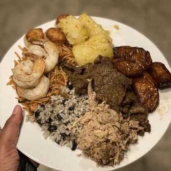 Bayan Ko - Microwave share plate with less than half of the food we received. - Cuban Near Me - Chicago, Illinois Bayan Ko - Microwave share plate with less than half of the food we received. - Cuban Near Me - Chicago, Illinois