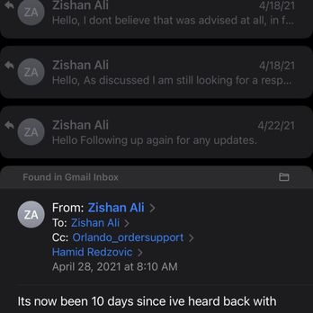 Tesla - Evidence they choose to ignore my requests. - Car Dealers Near Me - Orlando, Florida Tesla - Evidence they choose to ignore my requests. - Car Dealers Near Me - Orlando, Florida