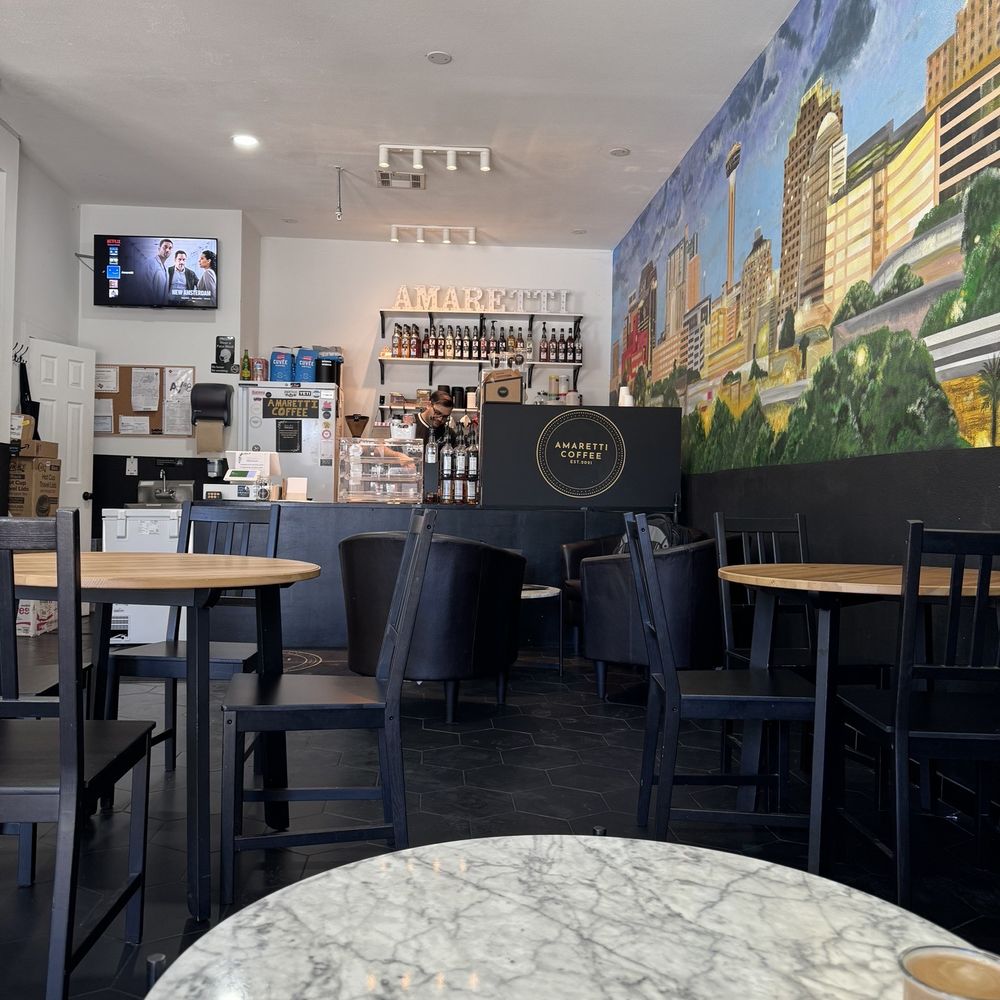 Amaretti Coffee - Interior - Coffee & Tea Near Me - San Antonio, Texas Amaretti Coffee - Interior - Coffee & Tea Near Me - San Antonio, Texas