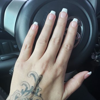 Hollywood Nails - Thin, narrow square, French manicure . Full set! - Nail Salons Near Me - Homosassa, Florida Hollywood Nails - Thin, narrow square, French manicure . Full set! - Nail Salons Near Me - Homosassa, Florida