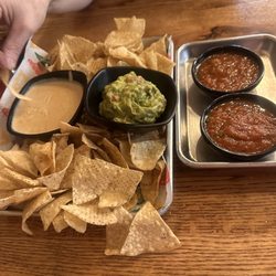 Salsaria's - Chips and dip flight. Choose your salsa