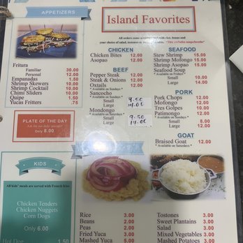 Doña Maria - Dominican Cuisine - Menu - Dominican Near Me - Irving, Texas