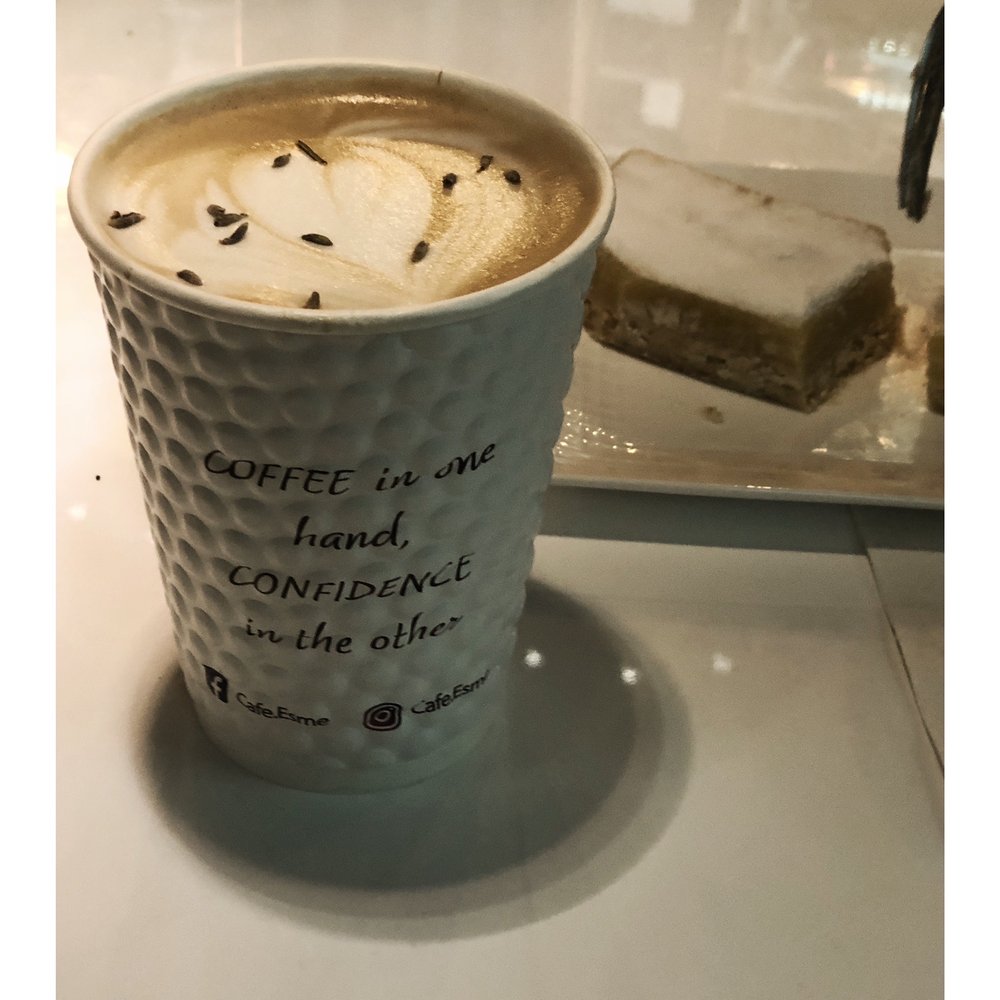 Cafe Esme - Lavender Latte & Lemon Bar - Coffee & Tea Near Me - Jersey City, New Jersey Cafe Esme - Lavender Latte & Lemon Bar - Coffee & Tea Near Me - Jersey City, New Jersey