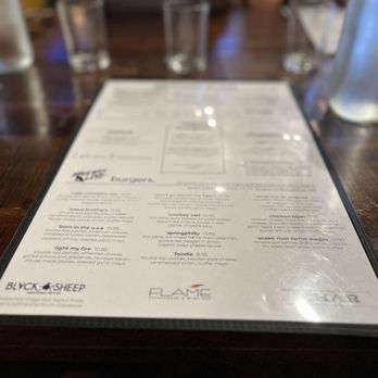 Black Sheep - Menu - American Near Me - Springfield, Missouri