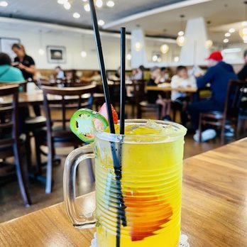 Brunch Cafe-Niles - Their drink of the month...Spicy Spiked Mango Tea. Yummy! - Breakfast & Brunch Near Me - Niles, Illinois