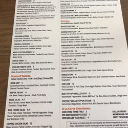 The Table - Menu