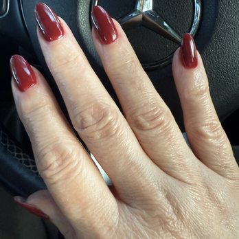 Nail Court - Natural nail dip.  So beautiful...thank you!!! - Nail Salons Near Me - Lewisville, Texas