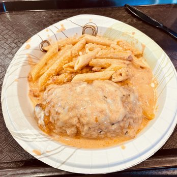 St Luke's Cornwall Hospital - 2/18/23 lunch special. Chicken cordon blue with penne in a tomato cream sauce. - Hospitals Near Me - Newburgh, New York St Luke's Cornwall Hospital - 2/18/23 lunch special. Chicken cordon blue with penne in a tomato cream sauce. - Hospitals Near Me - Newburgh, New York
