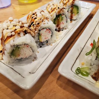 Koshi Eats - Delta shores - California with unagi, spicy may, and crispy rice crackers flakes - Ramen Near Me - Sacramento, California