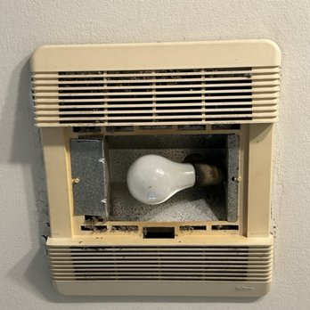 Electrical Solutions - Former bathroom exhaust fan not in working repair that Electrical Solutions replaced. - Electricians Near Me - Melrose, Massachusetts