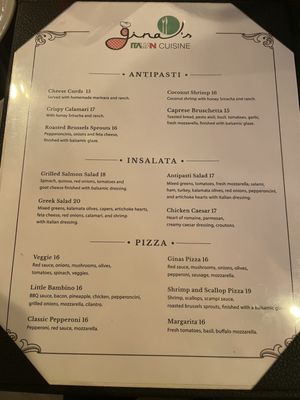 Menu photo 4 Gina's Italian Restaurant Arroyo Grande, CA Menu photo 4 Gina's Italian Restaurant Arroyo Grande, CA