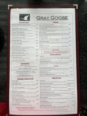 Menu photo 6 The Gray Goose Southport, CT Menu photo 6 The Gray Goose Southport, CT