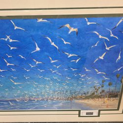 US Post Office - Art for sale by the counter of USPS