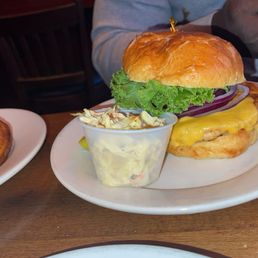 Salmon burger