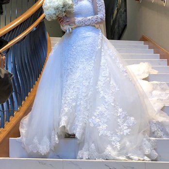 Yasna Tailoring - it was a 2 piece dress, only hemmed the main dress. - Sewing & Alterations Near Me - Medina, Ohio