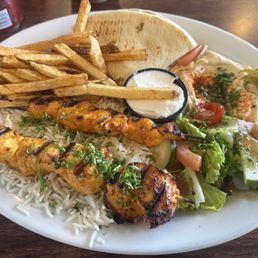 Chicken Kebab plate