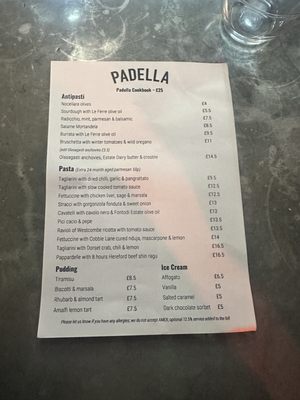 Menu photo 1 Padella London, XGL