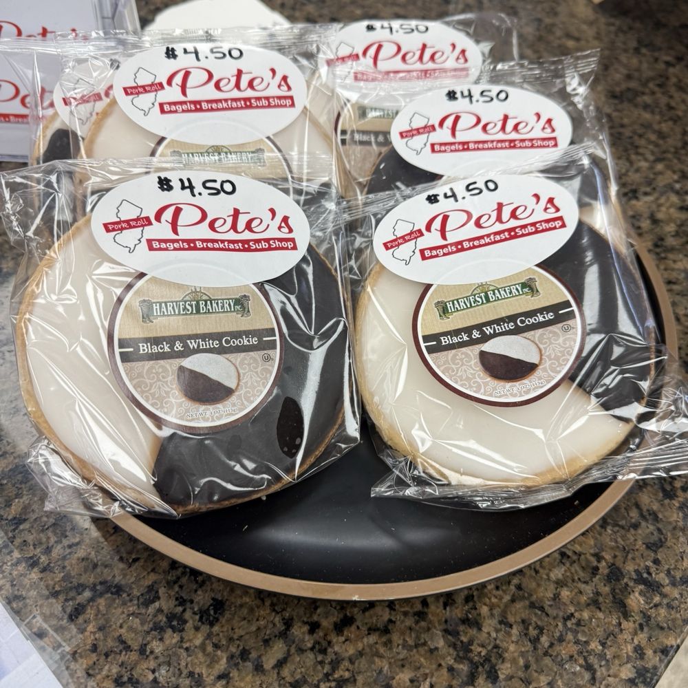 Pork Roll Petes - black and white cookies - Bagels Near Me - Bradenton, Florida