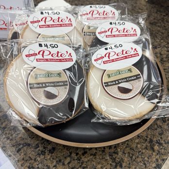 Pork Roll Petes - black and white cookies - Bagels Near Me - Bradenton, Florida